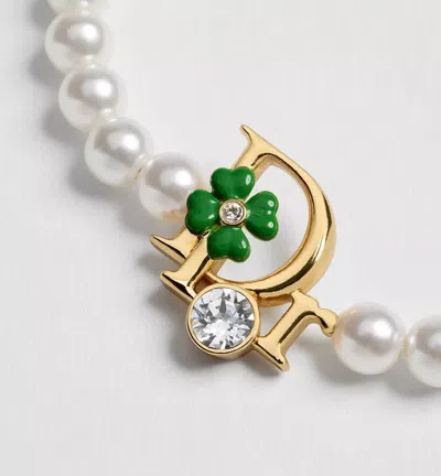 Dior Precious Clover Necklace In Multi