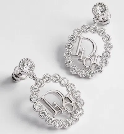 Dior Parure Earrings In Silver
