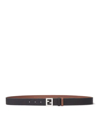 Fendi Ff 30mm Reversible Belt In Multi