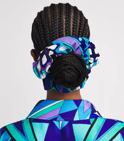 Pucci Vivara Scrunchie In Blue