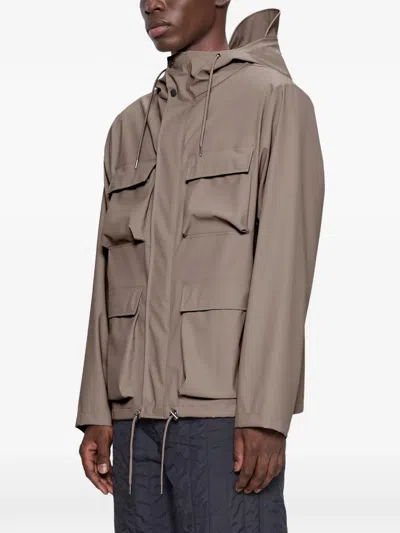Rains Hooded Jacket In Multi