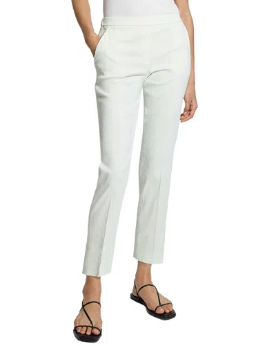 Theory Treeca Linen-blend Pant In White