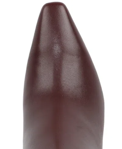 Sam Edelman Sylvia Snip-toe Knee-high Dress Boots In Brown