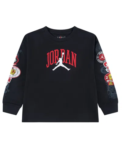 Jordan Boys' 8-20 Highway Long-sleeve T-shirt In Black