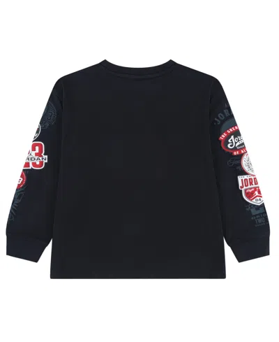 Jordan Boys' 8-20 Highway Long-sleeve T-shirt In Black