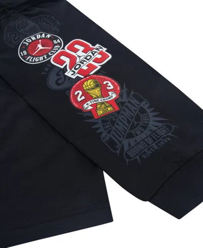 Jordan Boys' 8-20 Highway Long-sleeve T-shirt In Black