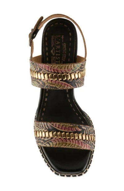 L'artiste By Spring Step Starstud Slingback Sandal In Multi