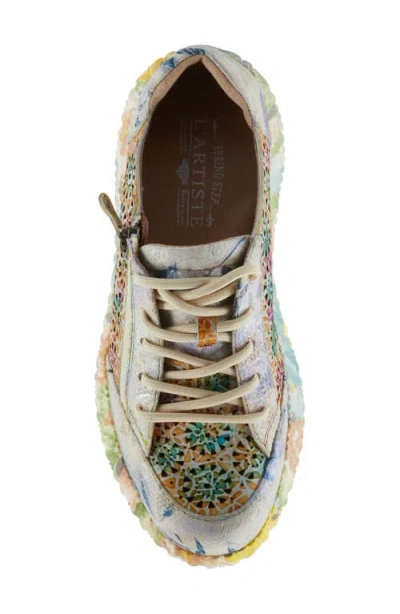 L'artiste By Spring Step Bloomington Platform Sneaker In Multi