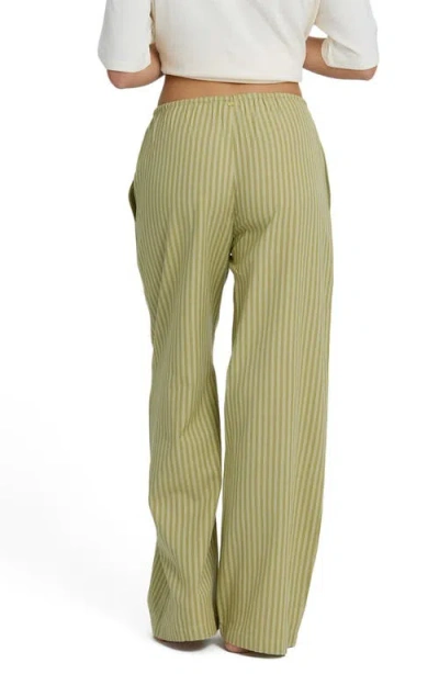 Billabong Another Wave Drawstring Cotton Blend Pant In Cedar