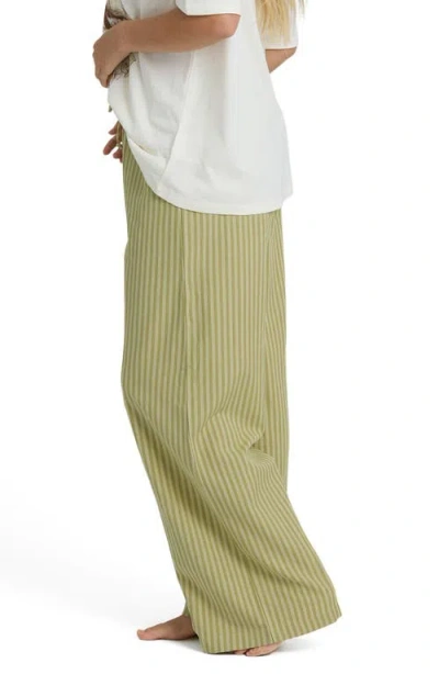 Billabong Another Wave Drawstring Cotton Blend Pant In Cedar