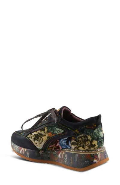 L'artiste By Spring Step Invidia Platform Sneaker In Multi