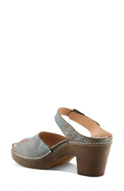 L'artiste By Spring Step Japhette Platform Sandal In Multi