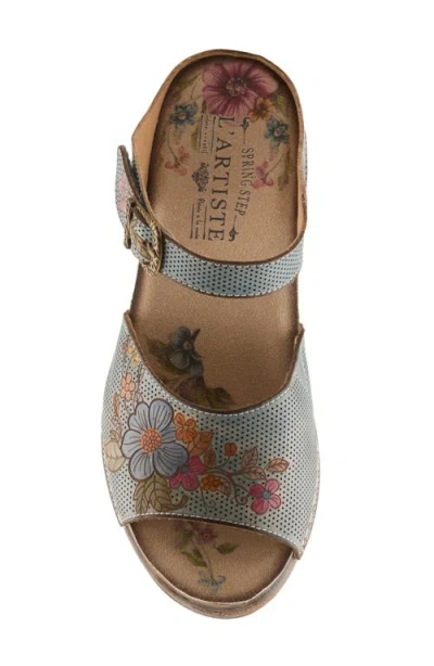 L'artiste By Spring Step Japhette Platform Sandal In Multi