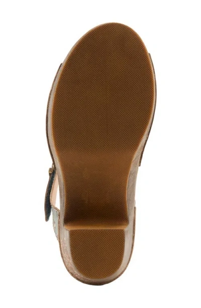L'artiste By Spring Step Japhette Platform Sandal In Multi