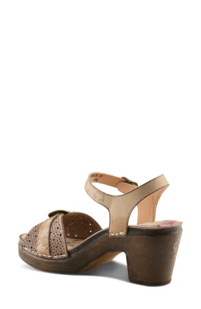 L'artiste By Spring Step Upperbuck Sandal In Multi