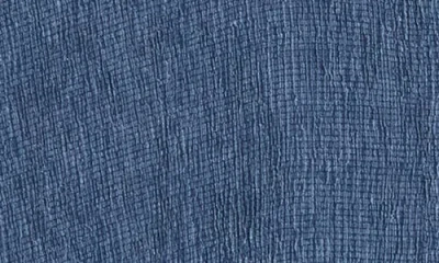 Cyrus Short Sleeve Button Front Shirt In Deep Blue