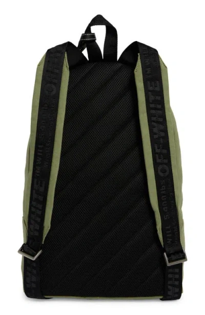 Off-white Off White Dome Double Pocket Backpack In Army