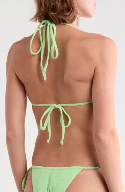 Dippin Daisys Bali Triangle Bikini Top In Green