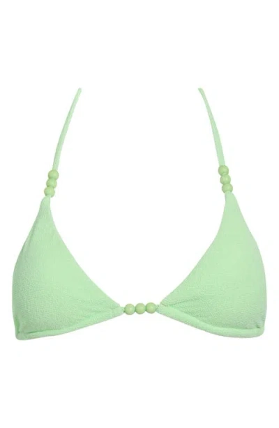 Dippin Daisys Bali Triangle Bikini Top In Green