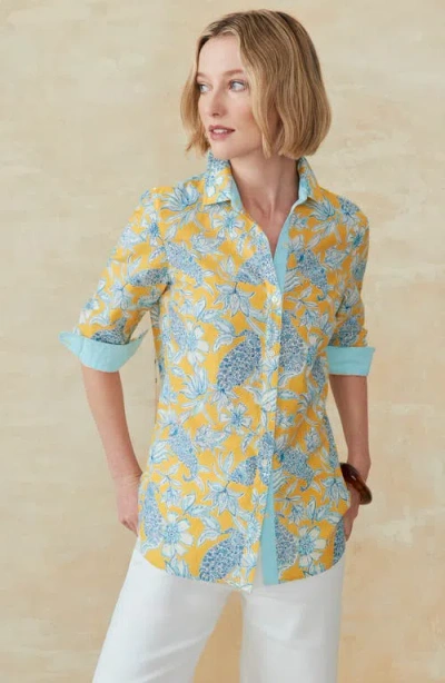 J.mclaughlin Jmclaughlin Britt Button Front Shirt In Multi