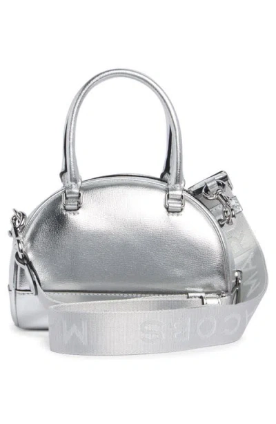 Marc Jacobs Small Bowling Bag In Silver