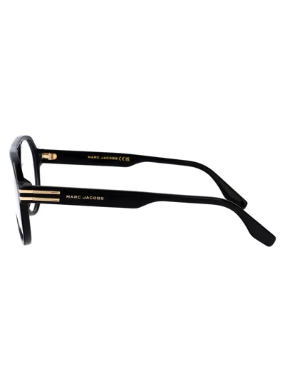 Marc Jacobs Eyewear Aviator Frame Glasses In Black