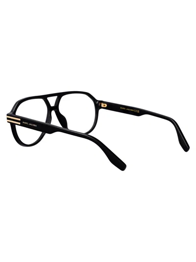 Marc Jacobs Eyewear Aviator Frame Glasses In Black
