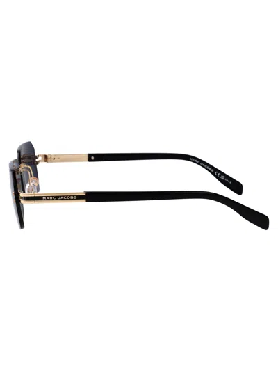 Marc Jacobs Rectangular Sunglasses Marc 902/s Rhl In Blue