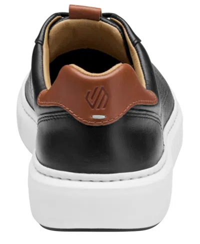 Johnston & Murphy Anders Perforated Sneaker In Black