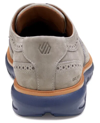 Johnston & Murphy Larkin Wingtip Derby In Gray