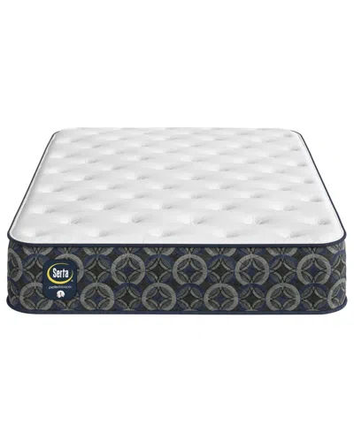 Serta Perfect Sleeper Cascade Canyon 13" Medium Tight Top Mattress, Queen Split In Multi