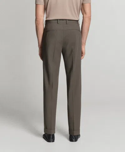 Mango Men's Boston Regular-fit Suit Pants In Orange