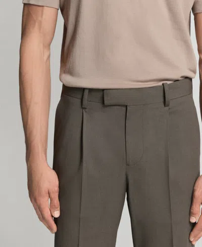 Mango Men's Boston Regular-fit Suit Pants In Orange