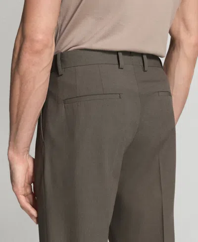 Mango Men's Boston Regular-fit Suit Pants In Orange