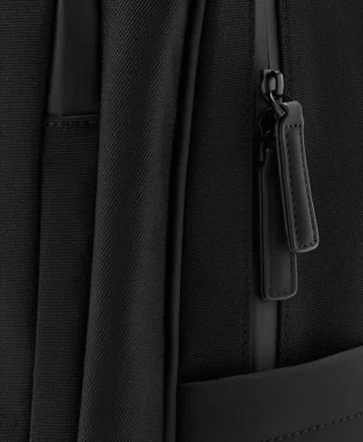 Mango Men's Pockets Multi-functional Backpack In Black