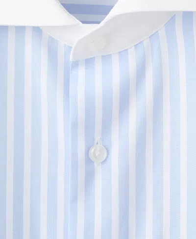Mango Slim Fit Structured Cotton Button-up Shirt In Pattern