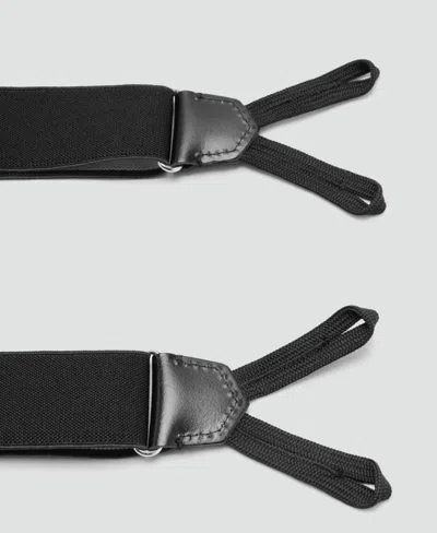 Mango Men's Adjustable Elastic Suspender Strap In Multi