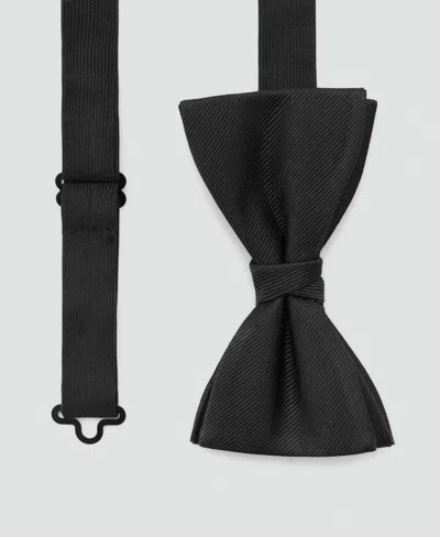Mango Men's Microstructure Classic Bow Tie In Black