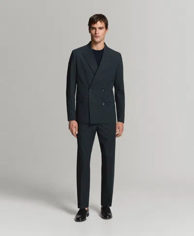 Mango Men's Boston Regular-fit Suit Pants In Navy