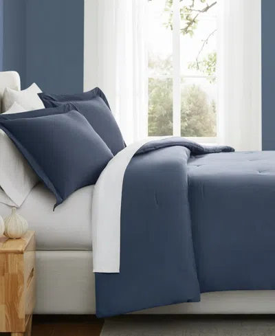 Brooklyn Loom Essential Cotton 3-piece Comforter Set, King In Multi
