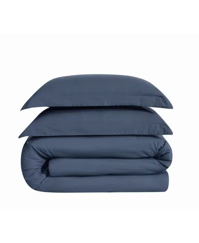 Brooklyn Loom Essential Cotton 3-piece Comforter Set, King In Multi