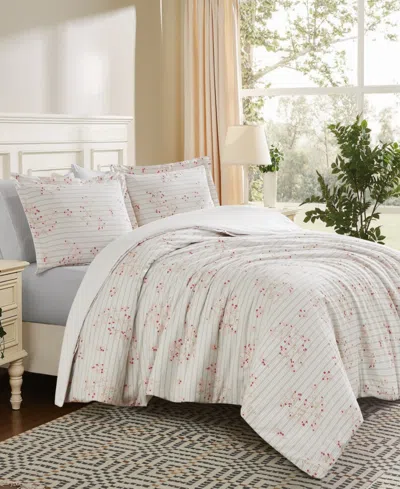Cottage Classics Emma Floral 3-piece Comforter Set, King In Multi