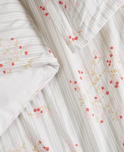 Cottage Classics Emma Floral 3-piece Comforter Set, King In Multi