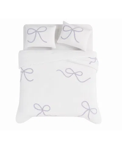 Truly Soft Textured Bow 2-piece Comforter Set, Twin/twin Xl In Multi