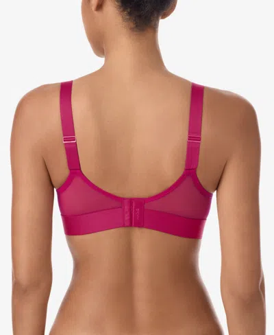 Dkny Mesh-panelled Bra In Pink