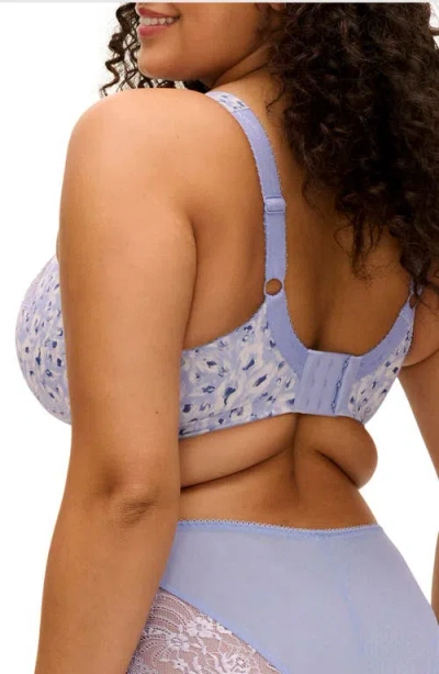 Elomi Plus Size Morgan Underwire Bra In Blue
