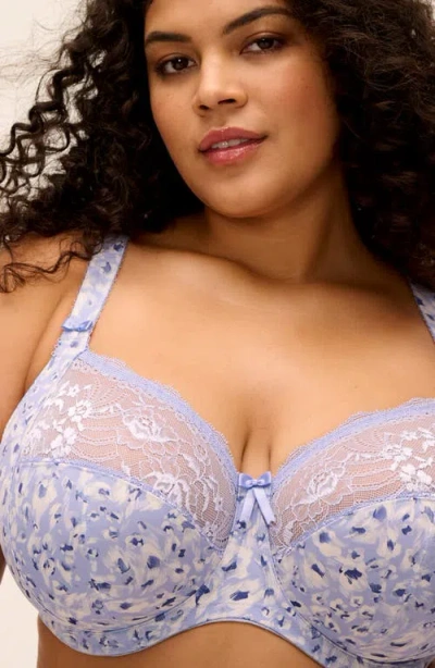 Elomi Plus Size Morgan Underwire Bra In Blue