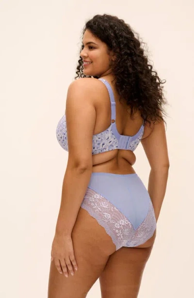 Elomi Plus Size Morgan Underwire Bra In Blue