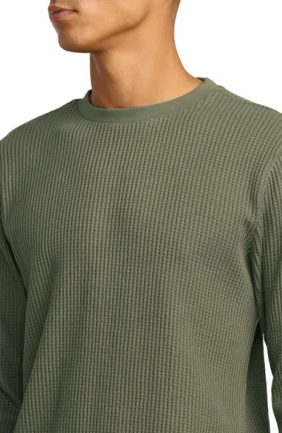 Rvca Day Shift Thermal Long Sleeve T-shirt In Multi