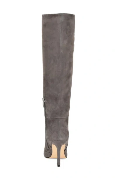 Nine West Gerty Pointed Toe Knee High Boot In Gray